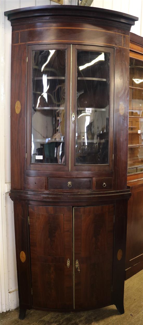 Georgian corner cupboard
